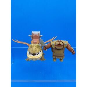 How To Train Your Dragon The Hidden World MEATLUG AND RIDER Toy Figure Movie Toy